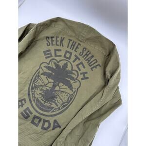 Scotch & Soda Green Military Style Jacket Medium